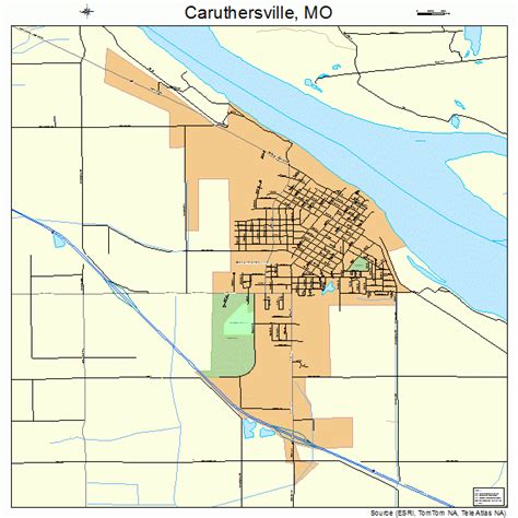 Caruthersville Mo Map