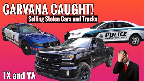carvana selling stolen cars