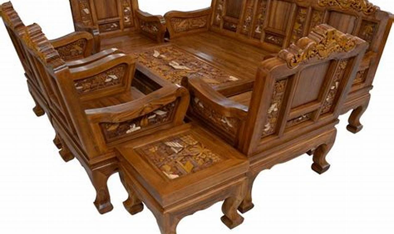 carved teak wood furniture