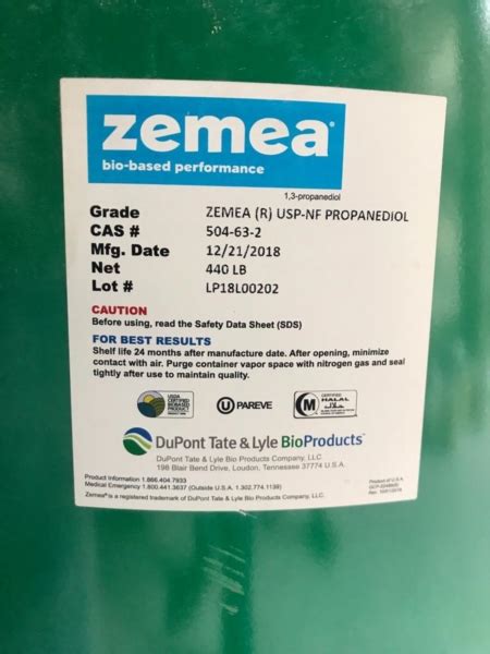 cas + zemea propanediol