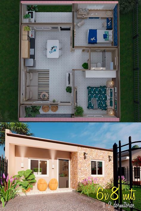 Casas Pequeas Dos Dormitorios