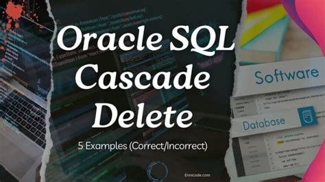 Cascade Delete Oracle Sql