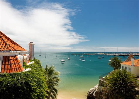 Scenic coastline of Cascais, Portugal