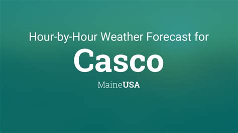 Casco Maine Forecast