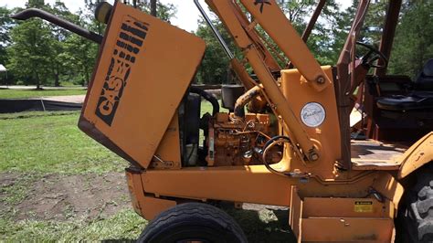 Case Backhoe Engine