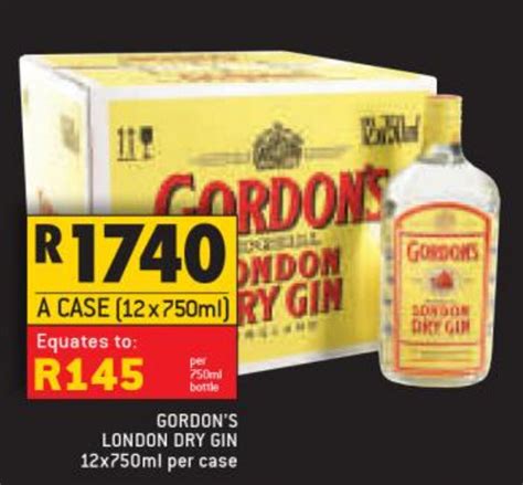 Case Gordon's Gin