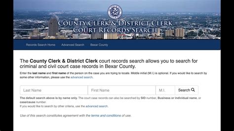 Case Lookup Bexar County