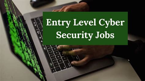 case of Entry - Level Cyber Security Jobs