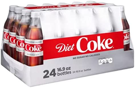 case of diet coke bottles
