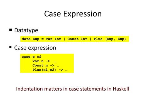 Case Of Haskell