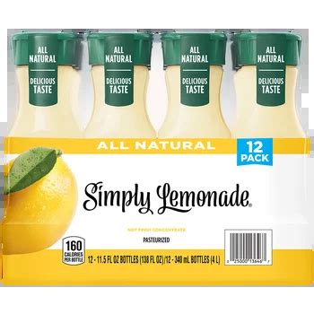 case of simply lemonade