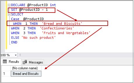 case statement examples in sql