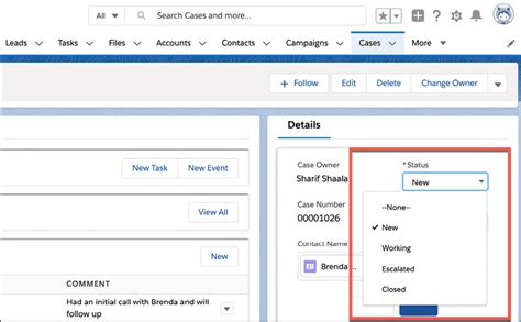 Case Status Values In Salesforce
