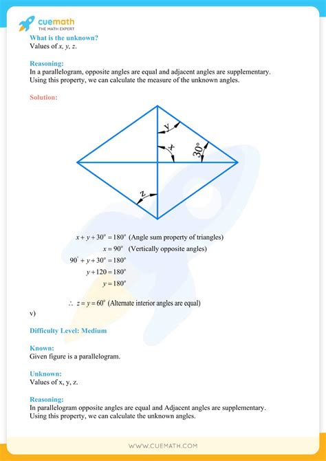 case study based questions class 8 maths understanding quadrilaterals