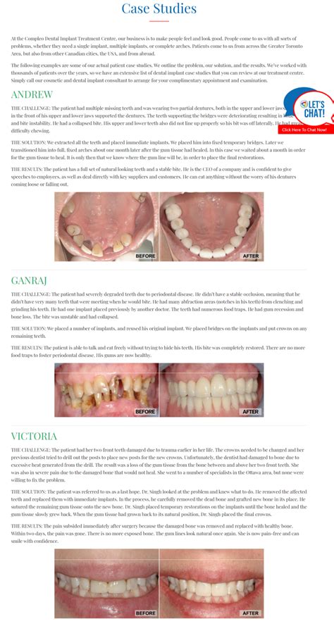 Case Study Examples Dentistry