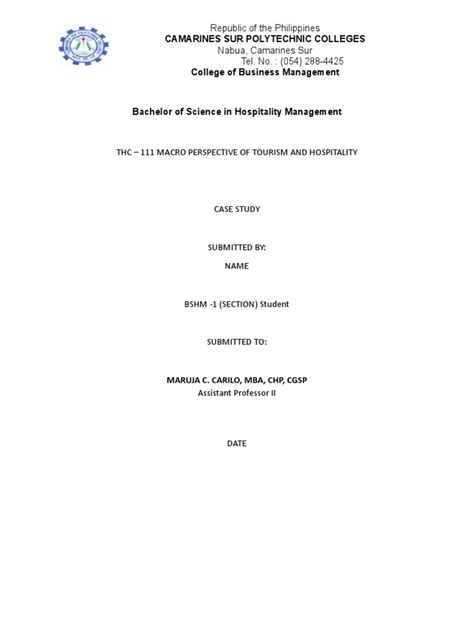case study front page sample