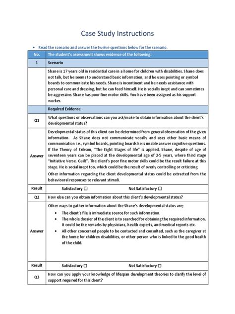 case study instructions example