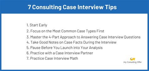 case study interview examples consulting
