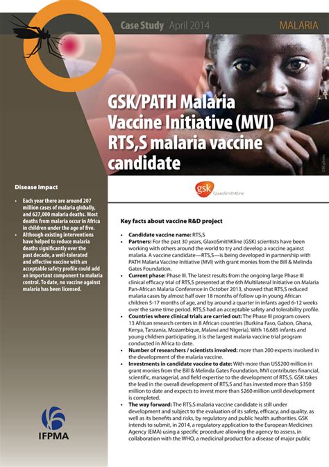 Case Study Malaria Vaccine