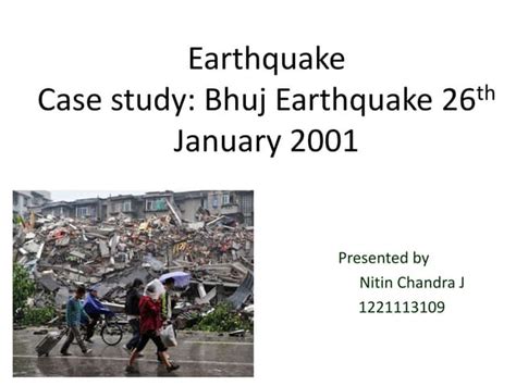 case study on earthquake in india ppt