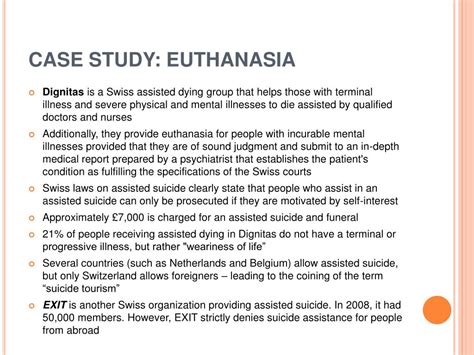 case study on euthanasia