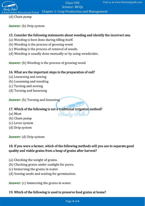 case study questions science class 8