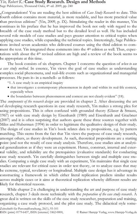 Case Study Research Article