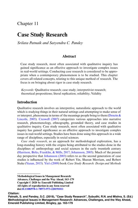 case study research example pdf