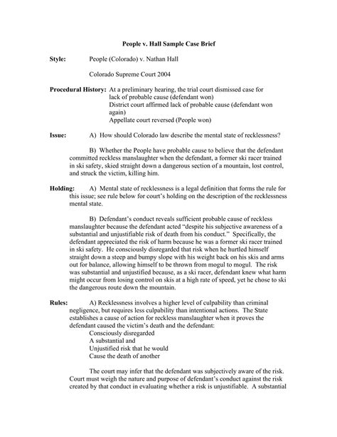 case summary example pdf