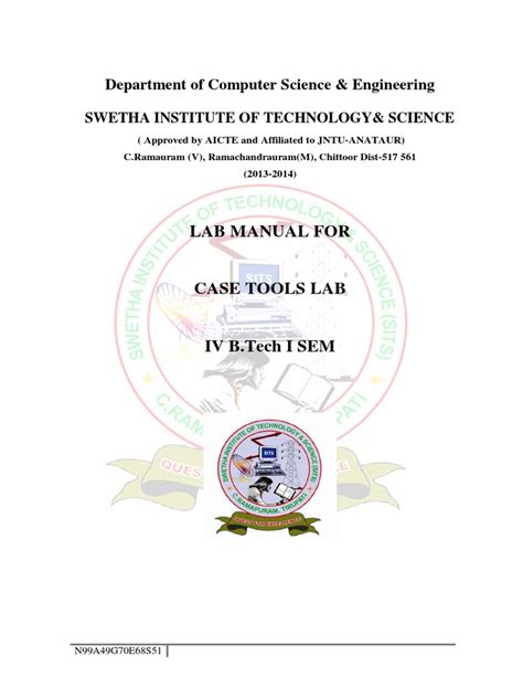 Case Tools Lab Syllabus