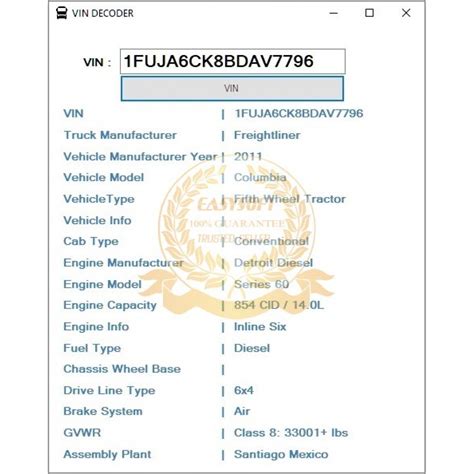 Case Tractor Vin Decoder