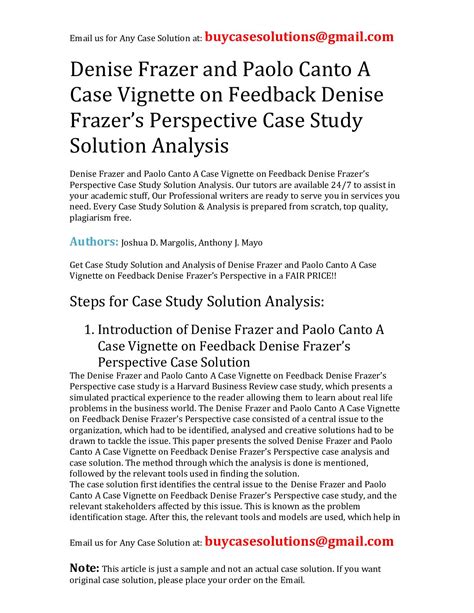Case Vignette Vs Case Study
