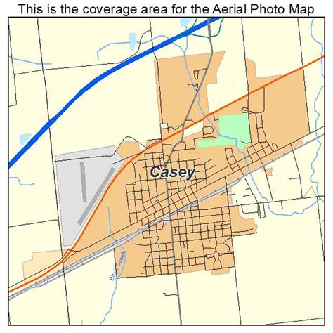 Casey Illinois Map