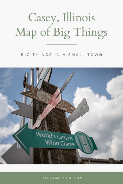 Casey Illinois Map Of Big Things