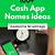 cash app names to use