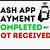cash app payment says completed but not received