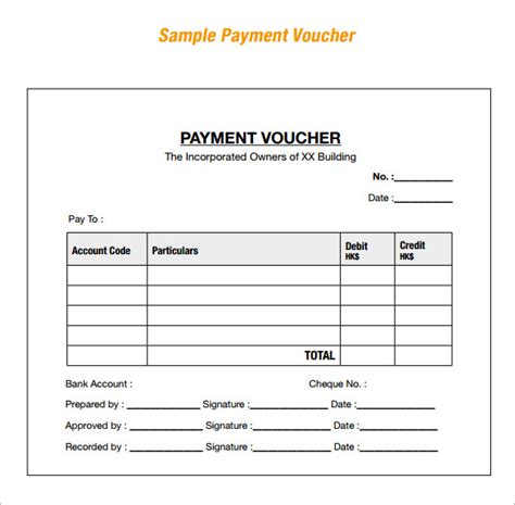 cash payment voucher format pdf