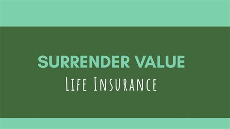 Unlocking the Benefits of Cash Surrender Value - Understanding Your Life Insurance Policy