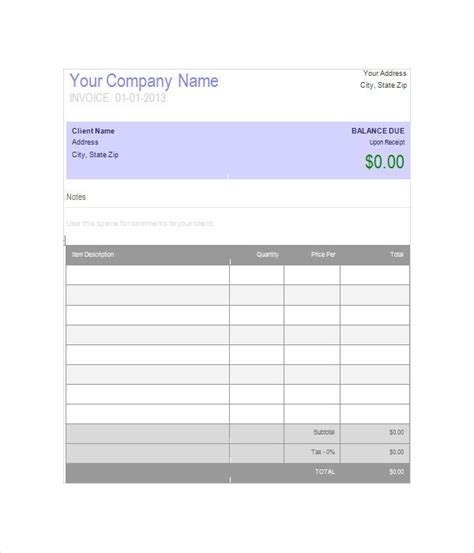 Invoice Templates 15+ Free Word, PDF Documents Download