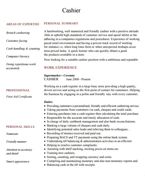 Cashier Resume & Writing Guide [ + 12 Samples ] PDF & Word