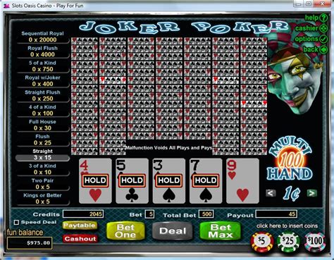 casino with joker poker slots