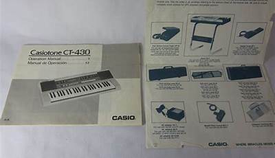Casio Casiotone Ct 360 Owner Manual
