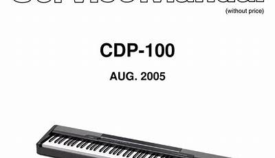 Casio Cdp 100 Manual