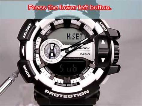 Casio Adjusting Hand Positions