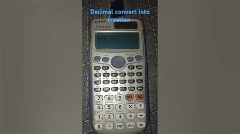 Casio Calculator Answer In Fractions