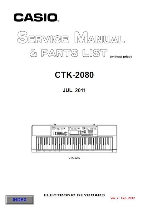 CASIO CTK2080 USER MANUAL Pdf Download ManualsLib