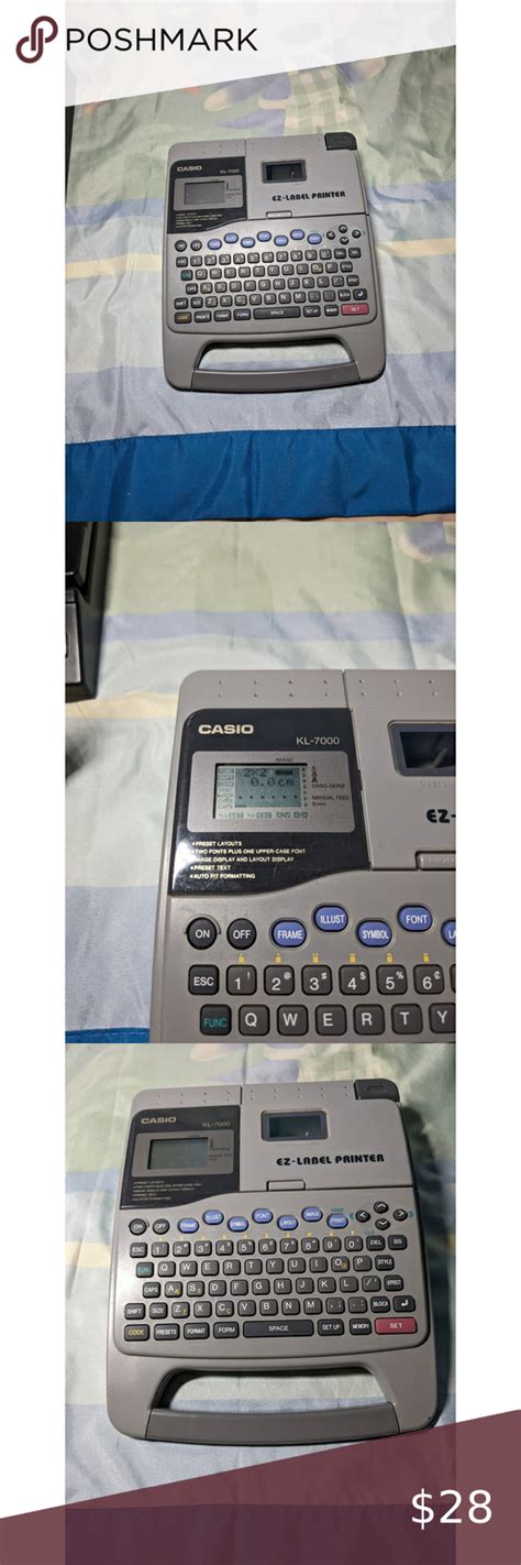 Casio Ez-Label Printer Instructions
