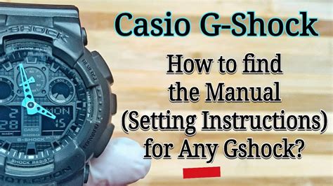 Time Setting Instructions Casio GSHOCK GN1000 Gulfmaster SolimBD