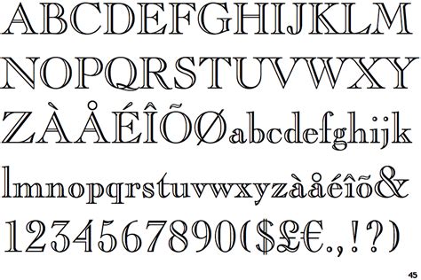 Caslon Open Face Regular Download For Free, View Sample Text, Rating