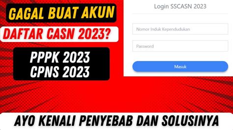 casn 2023 buat akun